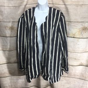 CB Collection 20 WP navy cream stripe jacket